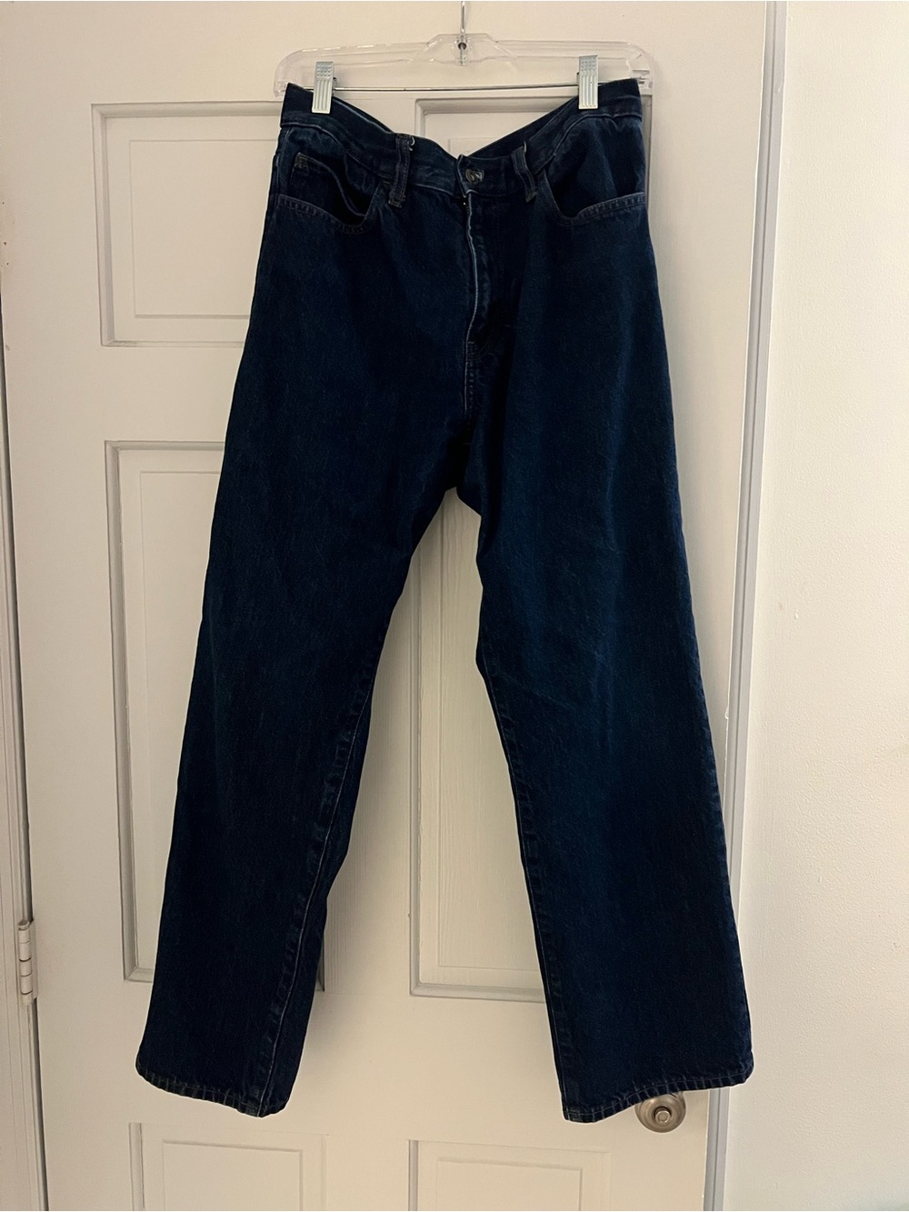 Classic Women’s Dark Blue Straight-Leg Jeans